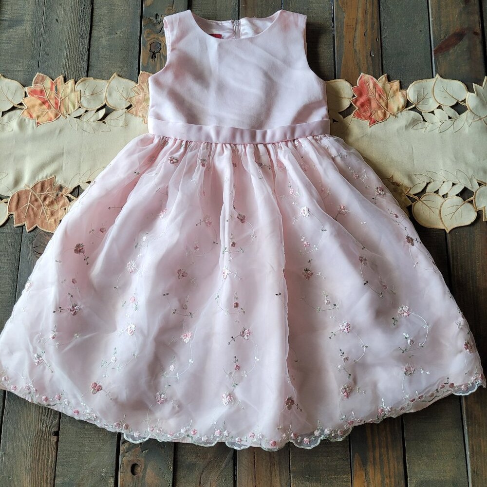 Girls Pink Special Occasion Dress